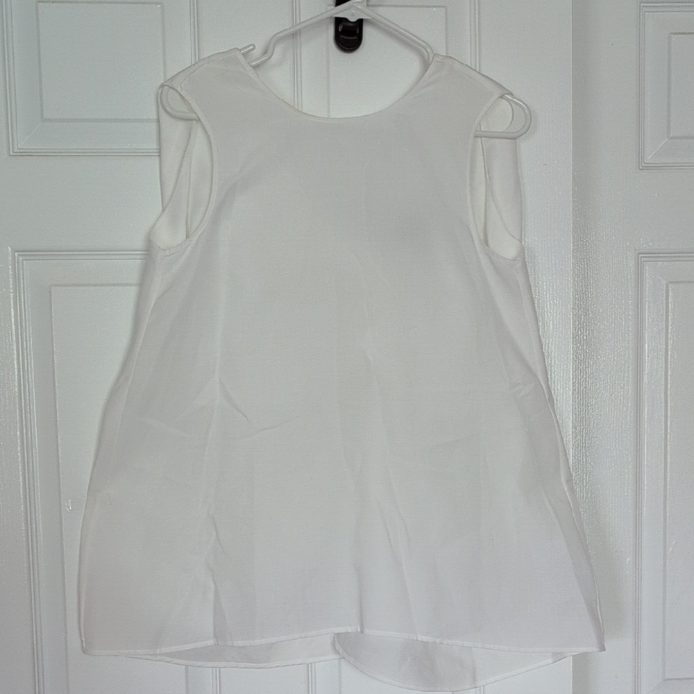 COS Ivory Lyocell Blouse